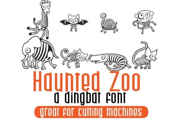 Haunted Zoo by Illustration Ink — Dingbats Font