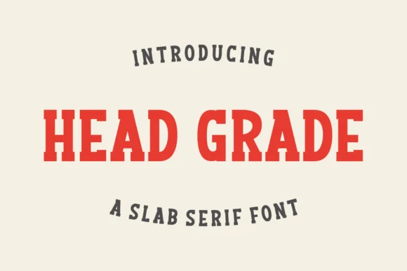 Head Grade by Arnika Studio — Slab Serif Font