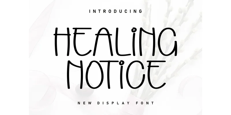 Healing Notice Font by ArtLine Design — Display Font