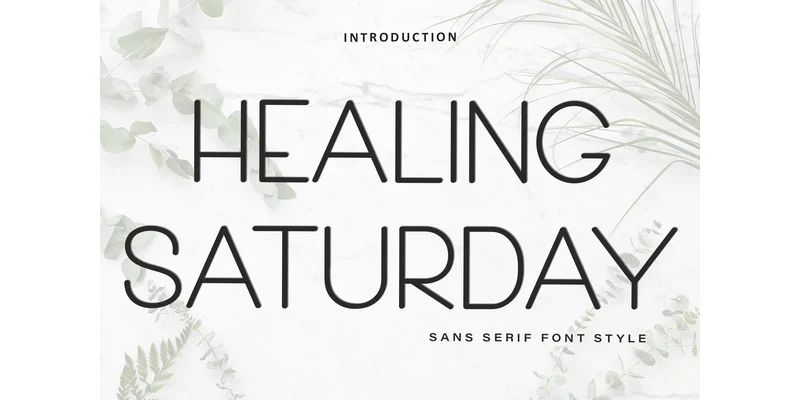 Healing Saturday Font by Inermedia STUDIO — Sans Serif Font