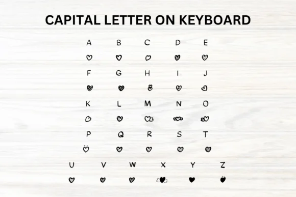Heart by fonty88 — Dingbats Font — thumbnail 2