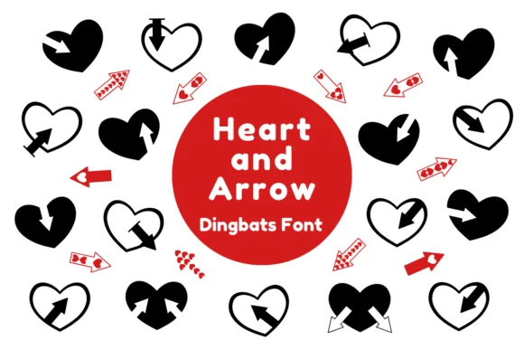 Heart and Arrow by Nun Sukhwan — Dingbats Font