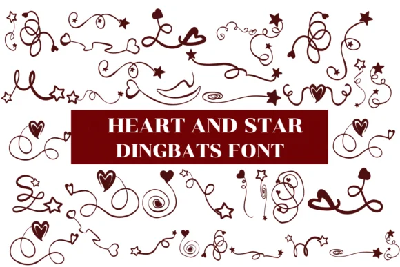 Heart and Star by Nongyao — Dingbats Font