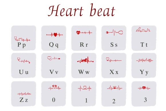 Heart Beat by BK Creative Designs — Dingbats Font — thumbnail 3