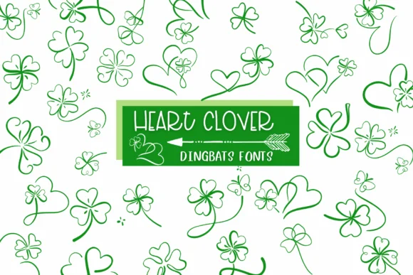 Heart Clover by Sirinart — Dingbats Font