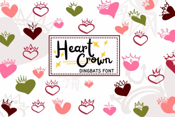 Heart Crown by PraewDesigns — Dingbats Font