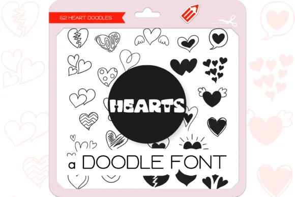 Heart Dingbats by WADLEN — Dingbats Font
