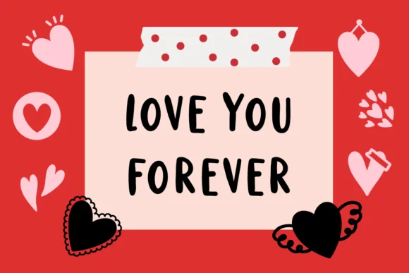 Heart Doodle by Nyla.studio — Dingbats Font — thumbnail 3