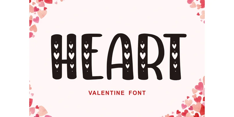 Heart Font by Mozatype — Display Font