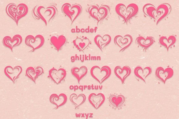 Heart for Everyone by MOMAT THIRTYONE — Dingbats Font — thumbnail 3