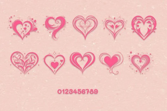 Heart for Everyone by MOMAT THIRTYONE — Dingbats Font — thumbnail 4