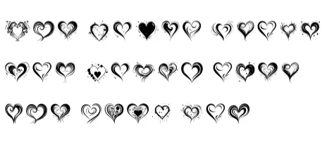 Heart for Everyone by MOMAT THIRTYONE — Dingbats Font — thumbnail 6