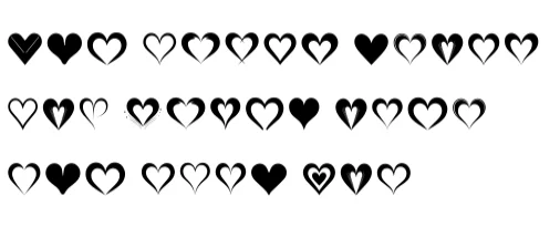 Heart for Someone by MOMAT THIRTYONE — Dingbats Font — thumbnail 6