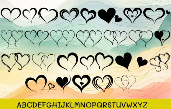 Heart for U by MOMAT THIRTYONE — Dingbats Font — thumbnail 2