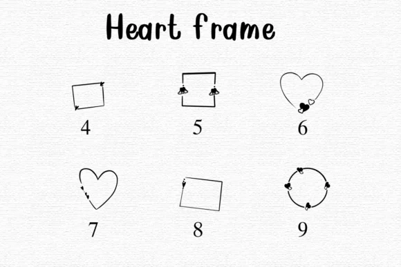 Heart Frame by Nongyao — Dingbats Font — thumbnail 4