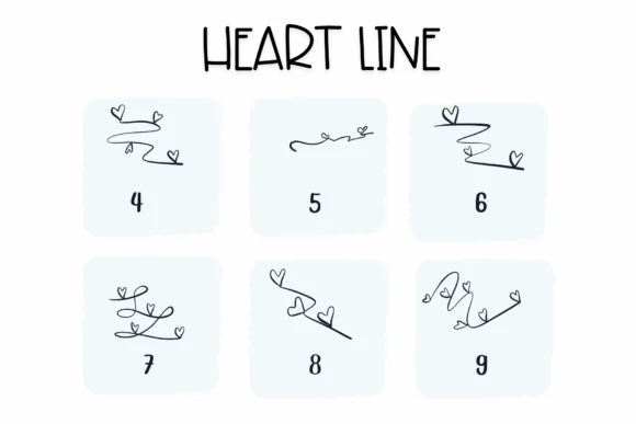 Heart Line by Sirinart — Dingbats Font — thumbnail 4