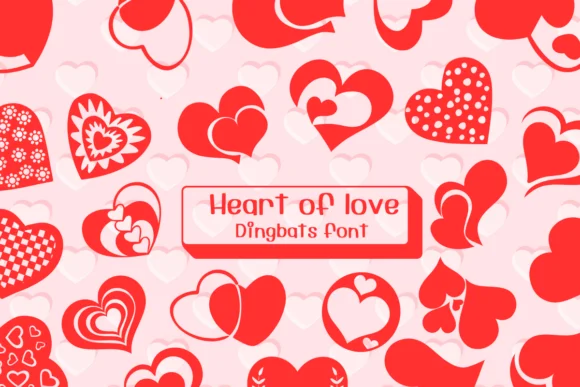 Heart of Love by Ketsarin — Dingbats Font