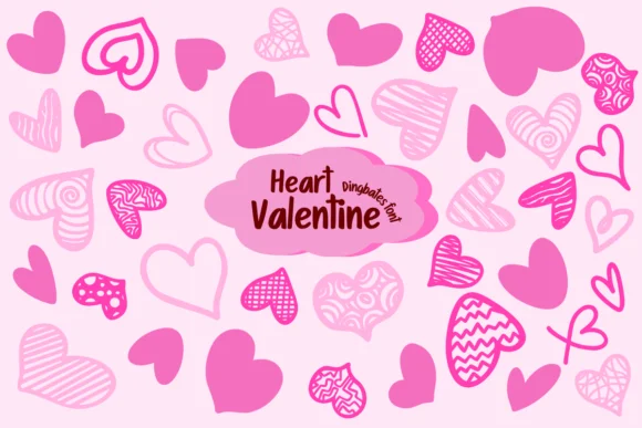 Heart Valentine by Chonada — Dingbats Font