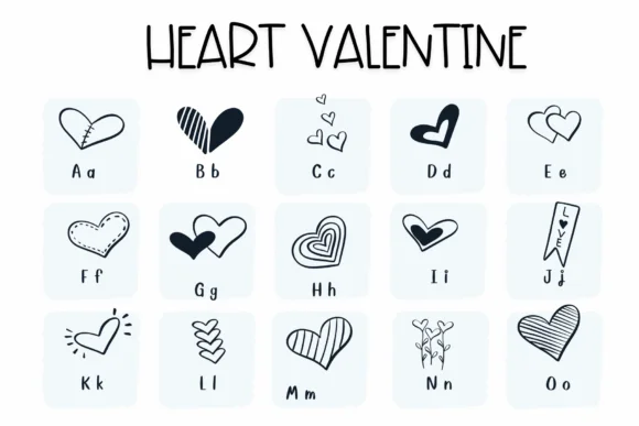 Heart Valentine by Sirinart — Dingbats Font — thumbnail 6