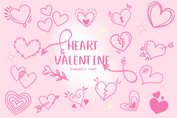 Heart Valentine by CHANOK — Dingbats Font