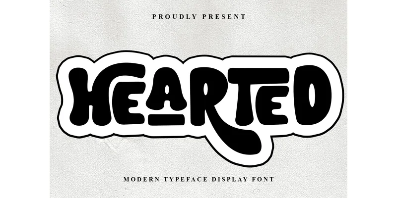 Hearted Font by PiPi Creative — Display Font