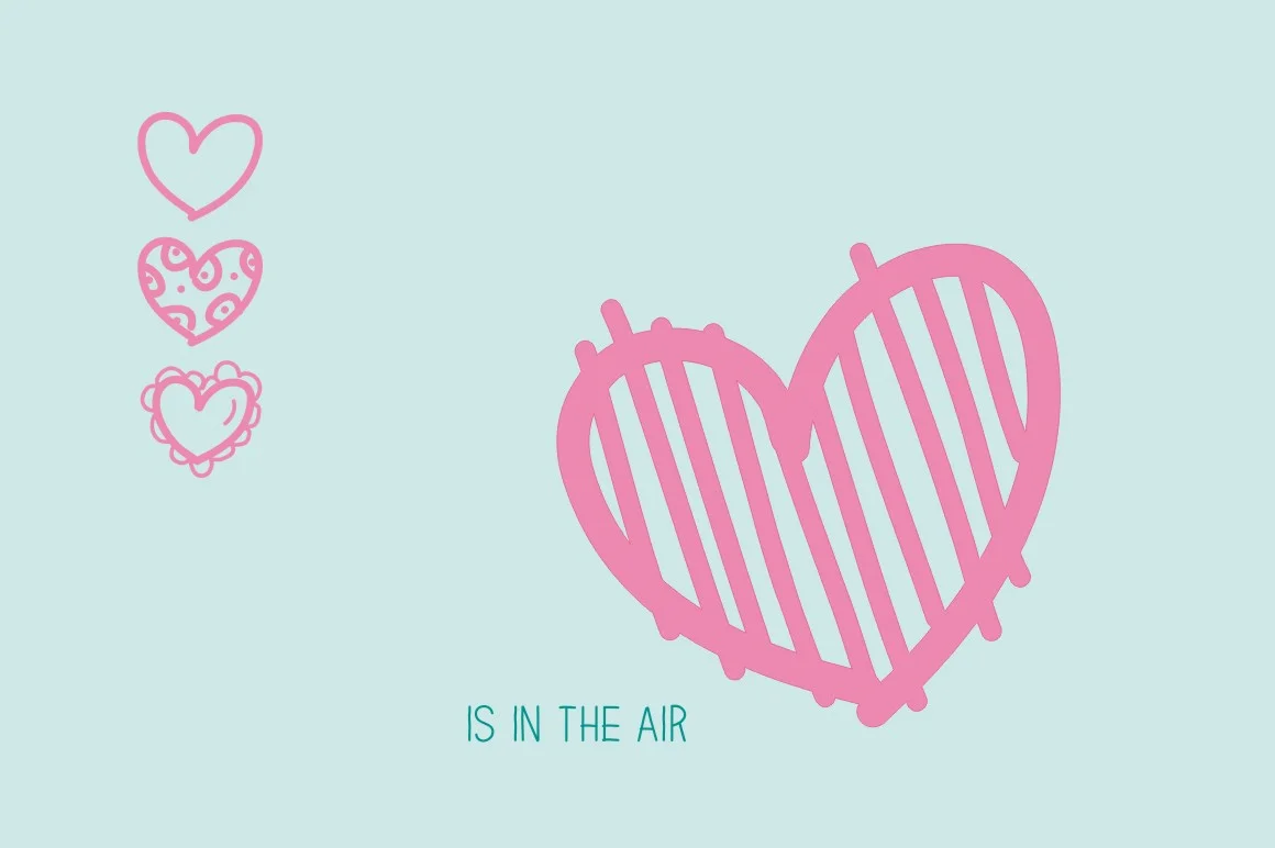 Hearts Dingbats by Carolina Mejia — Dingbats Font — thumbnail 7