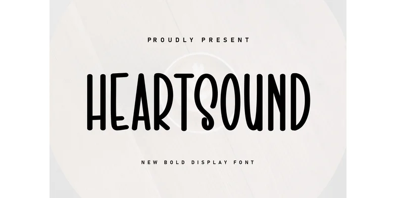 Heartsound Font by Berkah Shop — Display Font