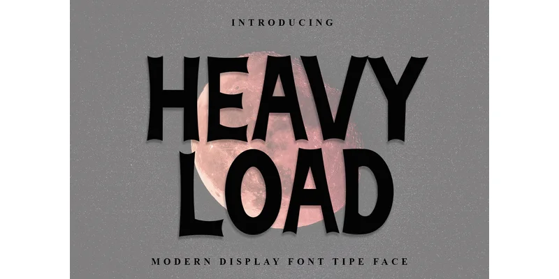 Heavy Load Font by PiPi Creative — Display Font