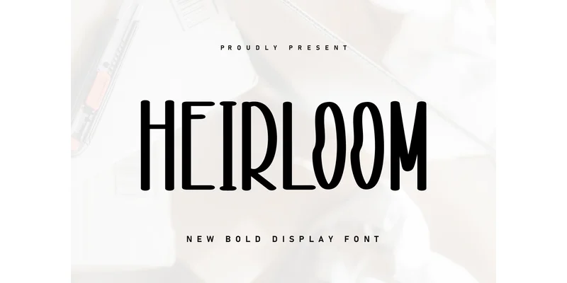 Heirloom Font by KC Production — Display Font