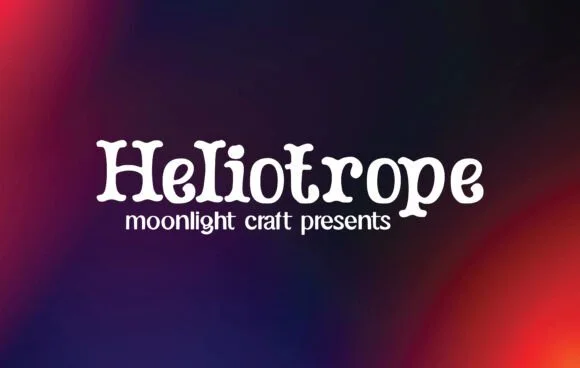 Heliotrope by moonlight craft — Slab Serif Font