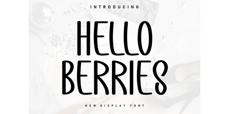 Hello Berries Font by ArtLine Design — Display Font