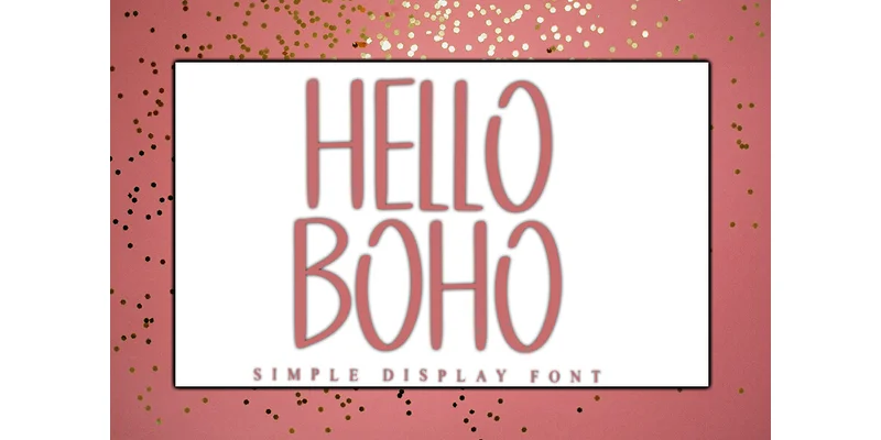 Hello Boho Font by PiPi Creative — Display Font