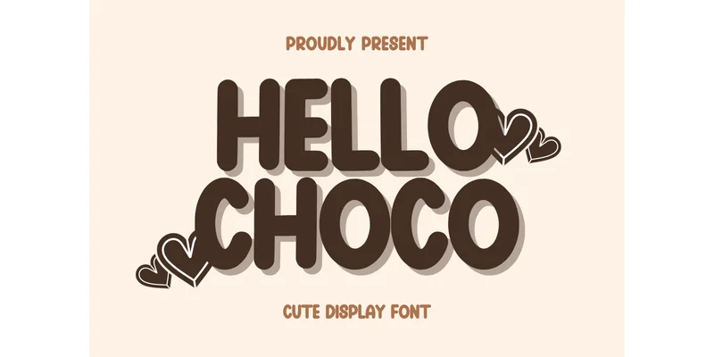 Hello Choco Font by SiapGraph — Display Font