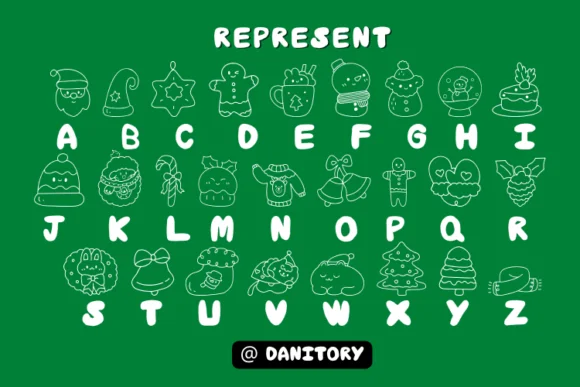 Hello Christmas by danita.kukkai — Dingbats Font — thumbnail 3