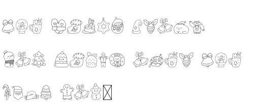 Hello Christmas by danita.kukkai — Dingbats Font — thumbnail 7