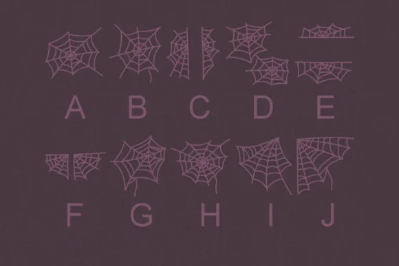 Hello Cobwebs by Creative Keelik — Dingbats Font — thumbnail 3