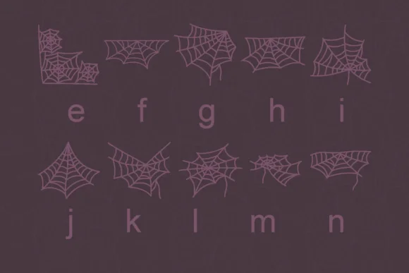 Hello Cobwebs by Creative Keelik — Dingbats Font — thumbnail 6