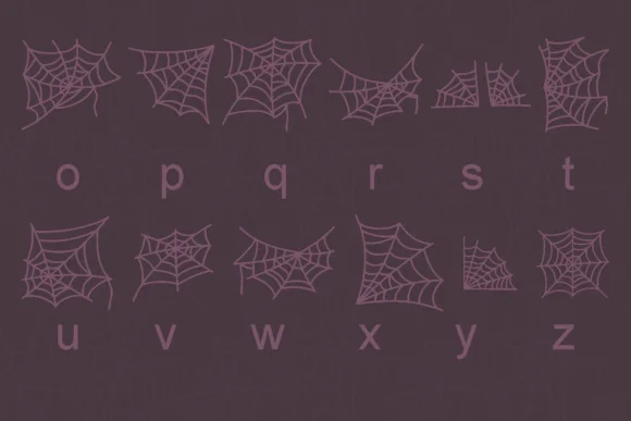 Hello Cobwebs by Creative Keelik — Dingbats Font — thumbnail 7