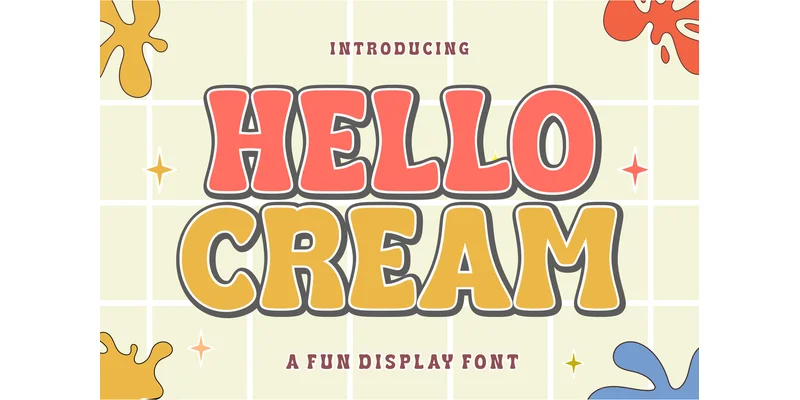 Hello Cream Font by Yarman (7NTypes) — Display Font