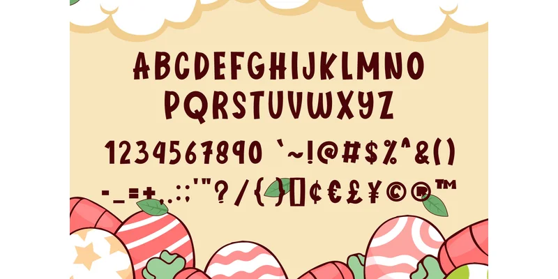 Hello Easter Font by nicetrip7 — Display Font — thumbnail 4
