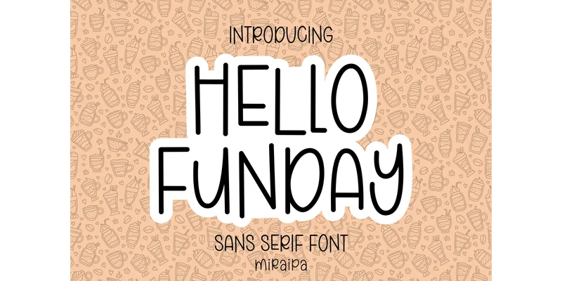 Hello Funday Font by miraipa — Sans Serif Font