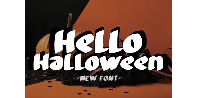 Hello Halloween Font by erik studio — Display Font