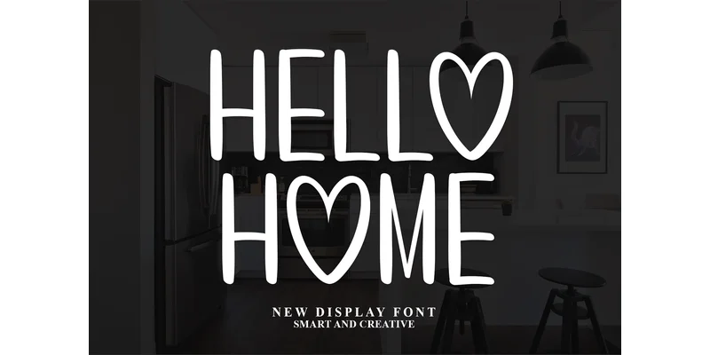 Hello Home Font by Inermedia STUDIO — Display Font