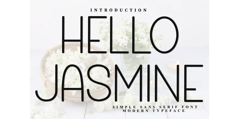 Hello Jasmine Font by FreshTypeINK — Sans Serif Font