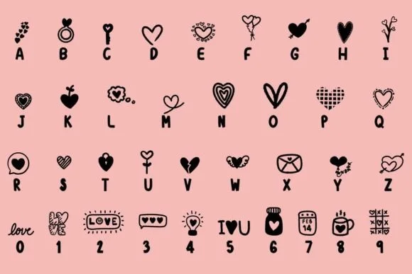 Hello Love by zikadoozz — Dingbats Font — thumbnail 2