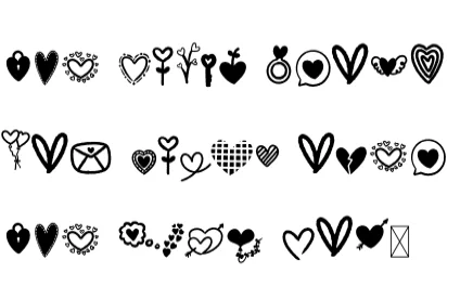 Hello Love by zikadoozz — Dingbats Font — thumbnail 7