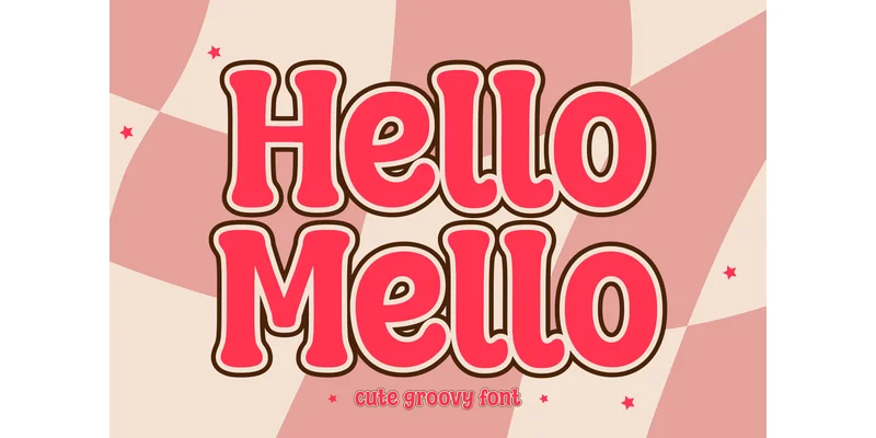 Hello Mello Font by Ade (7NTypes) — Display Font