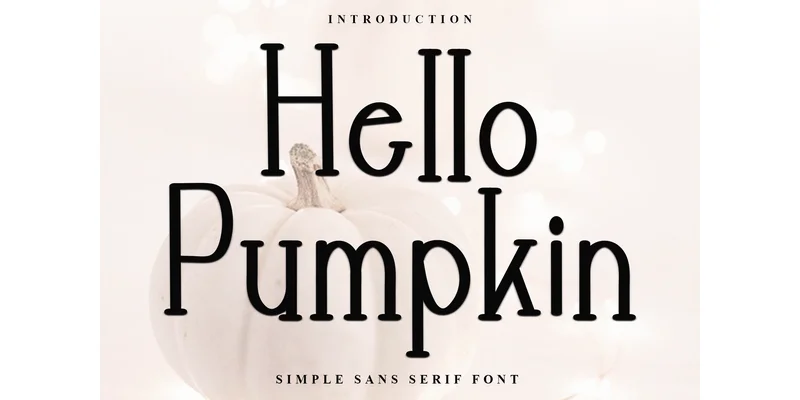 Hello Pumpkin Font by FreshTypeINK — Display Font