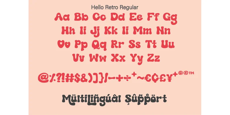 Hello Retro Font by SVG Bloom — Display Font — thumbnail 7