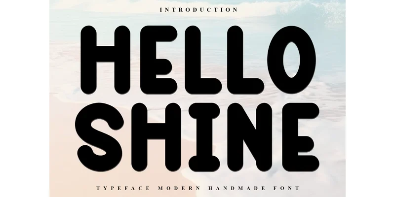 Hello Shine Font by FreshTypeINK — Display Font